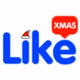 Logo de Like Radio - Like XMAS