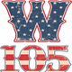 Logo de W105 - KWMW