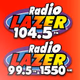 Logo de Radio Lazer 104.5 FM 99.5 FM 1550 AM - K258DE