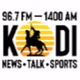 Logo de KODI 96.7 FM-1400 AM - KODI