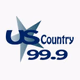 Logo de US Country 99.9 - KAUS-FM