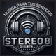 Stereo 8 Digital Radio Chicago logo