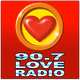 Logo de 90.7 Love Radio Davao - DXBM