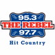Logo de 95.3 & 97.7 The Rebel - WEBL