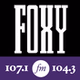 Foxy 107.1/104.3 - WFXK logo