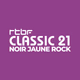 Logo de RTBF - Classic 21 Noir Jaune Rock