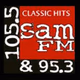 Logo de Sam FM 105.5 & 95.3 - WOJL