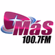 Logo de Mas 100.7FM - WUOH-LP
