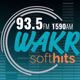 Logo de 93.5 FM/1590 AM WAKR - WAKR