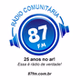 Rádio Comunitária 87 FM logo