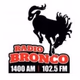 Logo de Radio Bronco 1400AM 102.5FM - KUNX