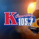 K-Country 105.7 - WGRK-FM logo