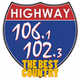 Highway 106.1 & 102.3 - WWMY logo