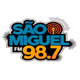 Logo de Rádio São Miguel FM 98,7