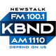 Logo de FM News 100.1 and 1110 KBND - KBND