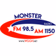 Logo de Monster Radio FM 98.5 AM 1150 - WGGH