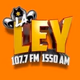 Logo de La Ley 107.7fm 1550am - WLBE