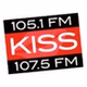 KISS 105.1 & 107.5 - WFXM-HD2 logo