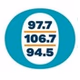 97.7/106.7/94.5 The Oasis - WOXY logo