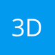 Logo de 3D Radio